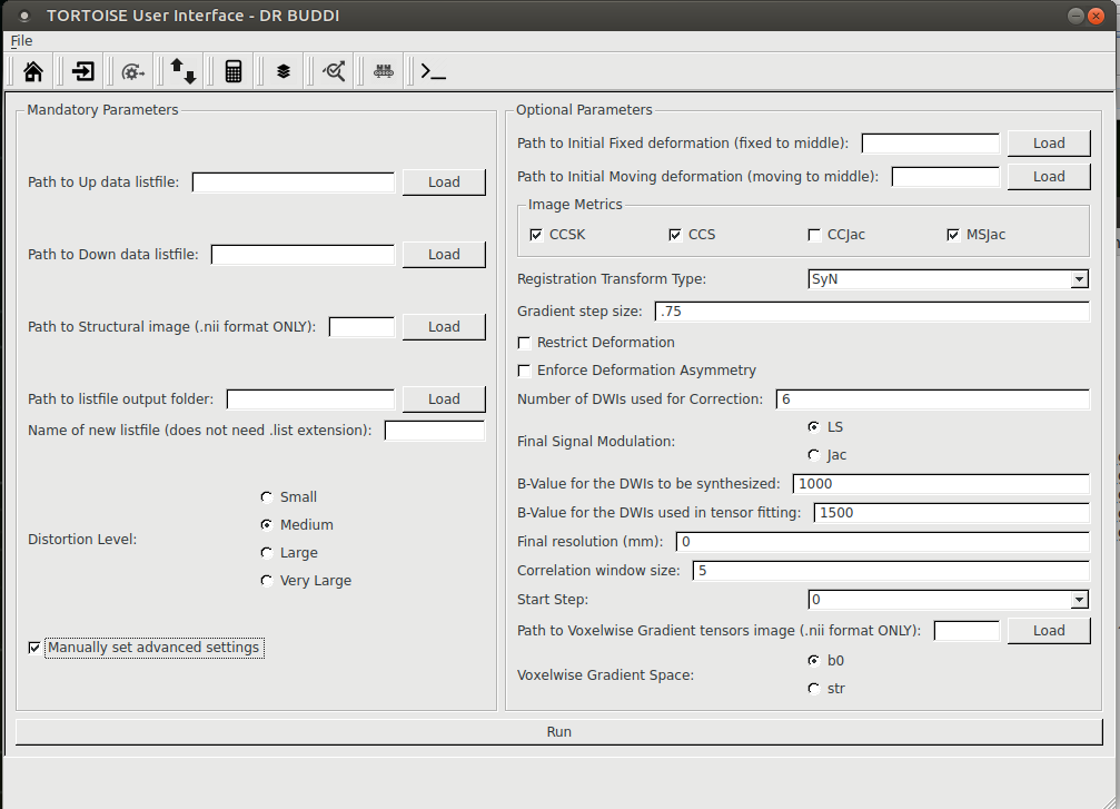 13.3. screenshot of DR BUDDI31 manual settings